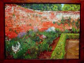 English Garden in Oil Paints