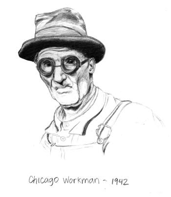 Sketch of a workman