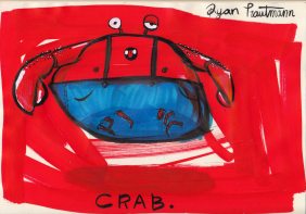 Crab (mixed media)